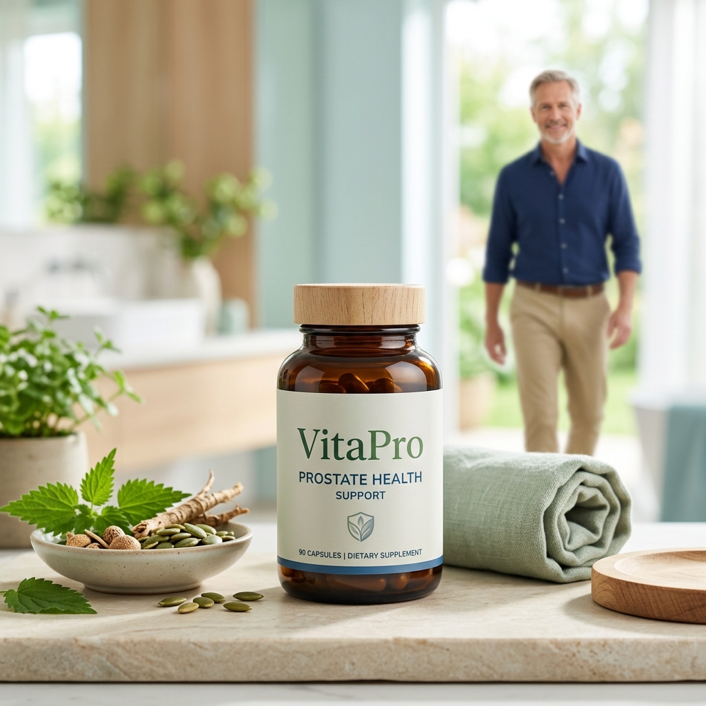 Frasco de UroSanum con ingredientes botánicos de protección urinaria